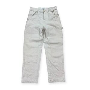 Hudson North Pants‎ Womens 8 White Double Knee Carpenter Straight Jeans Relaxed